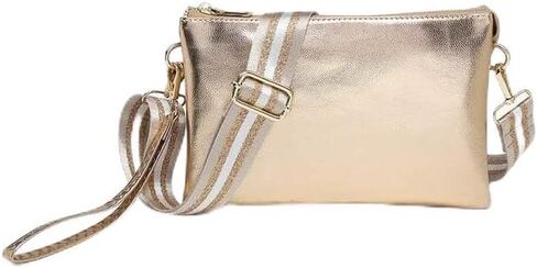 حقيبة JEN & CO. Izzy Crossbody - محافظ جلدية نباتية، حقائب يد كبيرة للنساء مع حزام قابل للتعديل in Kuwait