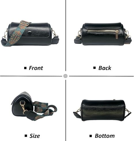 حقائب كروس للنساء من الجلد النباتي وحقائب كتف صغيرة مع حزام عريض in Kuwait