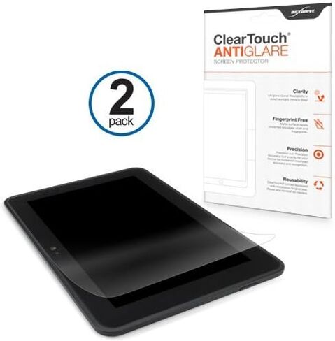 BoxWave Screen Protector Compatible with Kindle Fire HD 8.9 (2nd Gen 2012) - ClearTouch Anti-Glare (2-Pack), Anti-Fingerprint Matte Film Skin in Saudi Arabia