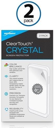 BoxWave Screen Protector Compatible with Kindle Fire HD 8.9 (2nd Gen 2012) - ClearTouch Anti-Glare (2-Pack), Anti-Fingerprint Matte Film Skin in Saudi Arabia