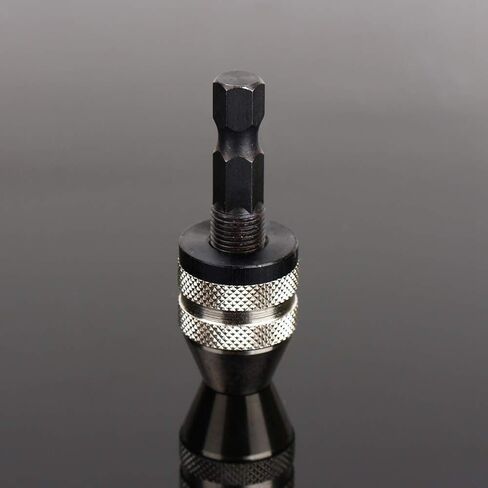 Hex Shank Keyless Drill Chuck, Mini Chuck Conversion Adapter Quick Change Power DIY Converter Tools Electric Accessories for Impact Driver Micro Round Shank Drill Bits Cordless Extension Screwdrivers in Saudi Arabia