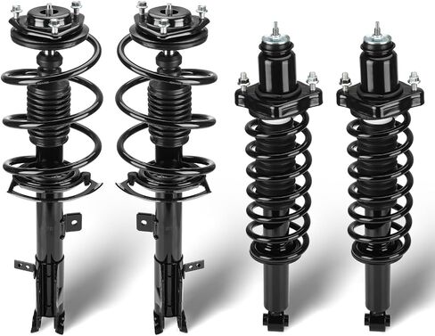 Front and Rear Complete Struts Assembly Shock Absorber Compatible with 2007-2012 Dodge Caliber, 2007-2016 Jeep Compass/Patriot, Replace for 172367 172401, 4Pcs in Saudi Arabia