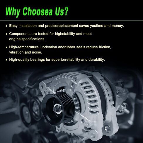 المولد متوافق مع 2009-2014 TSX 2008-2012 Accord 2.4L L4 استبدال 11390 104210-5890 31100-R40-A01 in Saudi Arabia