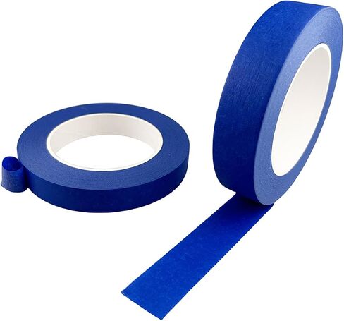 3 Rolls White Masking Tape, General Purpose Beige White Painters Tape for Home, Office, School Stationery, DIY Arts, Crafts, Labeling - (0.5 Inch, 0.7 Inch and 1 Inch X 55 Yard) in Saudi Arabia