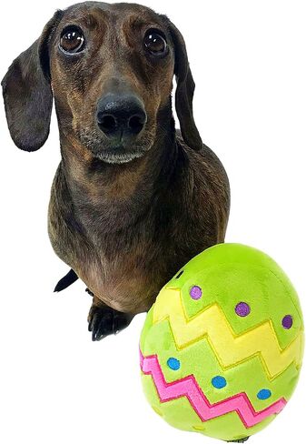 Midlee Easter Egg Dog Toy, Small (Green) in Saudi Arabia