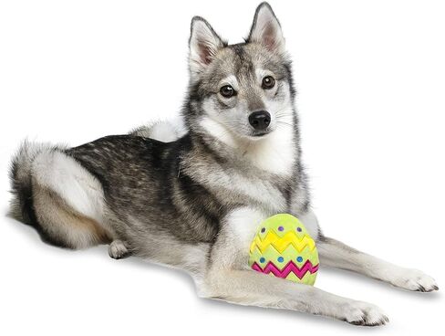 Midlee Easter Egg Dog Toy, Small (Green) in Saudi Arabia