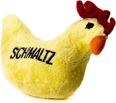 لعبة مضغية للكلاب مقاس 5 × 2.5 × 4.5 بوصة من قطيفة دجاج شمالتز، مقاس متوسط in Kuwait