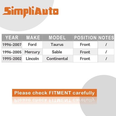 محمل محور العجلة الأمامية 513100 لسيارة Ford Taurus 1996-2007، Mercury Sable 1996-2005، Lincoln Continental 1995-2002، مجموعة 5 عروة غير ABS in Saudi Arabia
