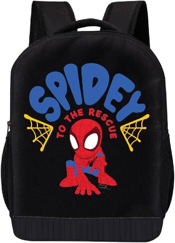 Marvel Spiderman Miles Morales Backpack Spidey and His Amazing Friends Backpack for Boys, Girls - Toddler Backpack for Kids 18" Backpack for School (Spidey to the Rescue) in Saudi Arabia
