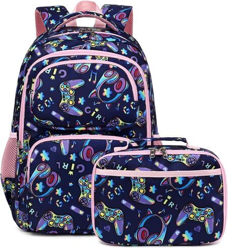 JIANYA Kids Backpacks for School Girls Kindergarten Emelentary Girls School Backpack with Lunch Box in Saudi Arabia