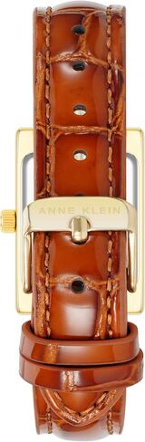 Anne Klein Women's Shiny Croco-Grain Leather Strap Watch in Saudi Arabia