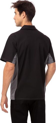 قميص Chef Works الرجالي ذو اللون المتباين العالمي in Kuwait