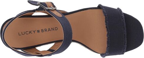 صندل نسائي من Lucky Brand Marceline Espadrille بكعب عريض in Saudi Arabia