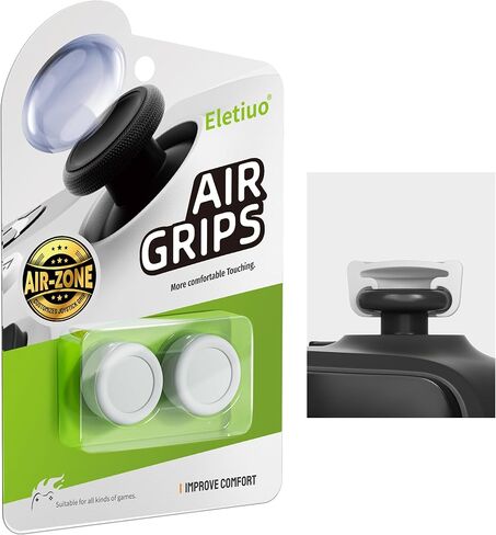 2 حزمة من مقابض الإبهام المصنوعة من السيليكون المضادة للانزلاق، متوافقة مع Xbox Series X/S، Xbox One، وحدة تحكم Xbox One X/S، غطاء عصا التحكم التناظرية المريحة الواقية، غطاء عصا التحكم المخصص، رمادي in Kuwait