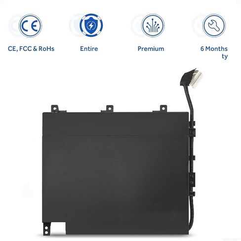 بطارية 95.8Wh PF06XL لأجهزة الكمبيوتر المحمول HP Omen 17-w100 17t-w100 17-w110ng 17-w119tx 17-w120tx 17-w220nr 17-w205tx 17-w206tx 17-w295ms HSTNN-DB7M 852801-2C1 8 53294-855 853294-850 in Kuwait