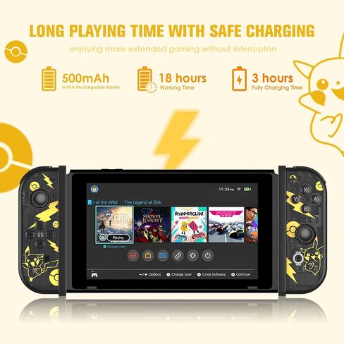 Compatible with Nintendo Switch Controller, Replacement for Wireless Switch Controllers with Dual Vibration/Screenshot/Motion Control/Wake-up in Saudi Arabia