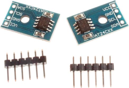 وحدة ذاكرة NOYITO AT24C02 I2C IIC واجهة EEPROM (عبوة من قطعتين) in Saudi Arabia