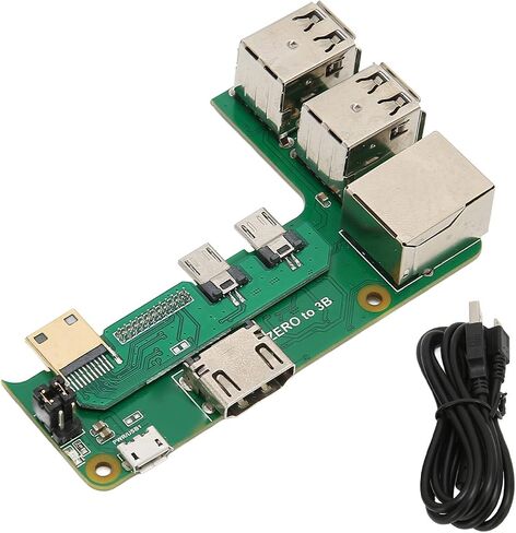 GPIO Expansion Module Board for Zero 2W, USB2.0 RJ45 Network Port Adapter Board, 100M Self Adaptive, GPIO Extension Board for General Computer in Saudi Arabia