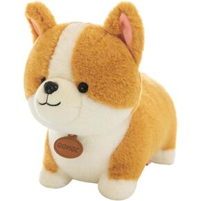 XIZHI 15.7" Cute Corgi Plush Toy Soft Stuffed Animal Corgi Dog Plush Pillow Toys Gifts for Bed Sofa Decoration and Kids Birthday Christmas