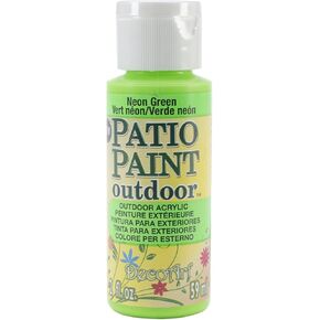 DecoArt Patio Paint, 2-Ounce, Neon Green