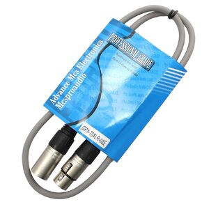 3 foot Male to Female XLR microphone cable (Blue)