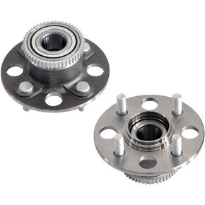 IRONTEK 512175 محور العجلة الخلفية ومجموعة المحمل (4Lug W/ABS) يناسب 2001-2005 لسيارة Honda Civic LX/EX/GX/DX/HX؛ 02-05 لهوندا سيفيك سي؛ 03-05 لهوندا سيفيك هايبرد؛ 04-05 لهوندا سيفيك