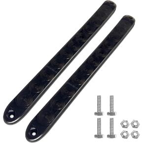FXC Smoked 2PCS 16Inch 11 LED Marker ID Bar Red Trailer Light Bar for Park Stop Turn signals Tail Brake Light for Golf Cart Offroad Truck Trailer RV UTV ATV Waterproof Sealed DOT