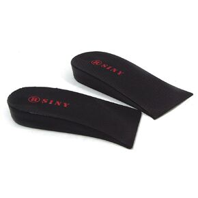 SINY® 0.8 inches Shoe Insoles for Women and Men Height Increase Heels Pad Air Cushion Black Lift Kit