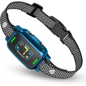 Dog Bark Collar，Takilar Rechargeable Adjustable Collar，Smart Bark Collar for Small Medium Dogs，7 Adjustable sensitivities and 9 Vibration intensities with Buzzer Vibration Shock Function