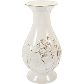 NUOBESTY Ceramic Buddhist Flower Vase Buddha Flower Vase Guanyin Water Purification Bottle Temple Altar Supplies Porcelain Vases Arrangement Container