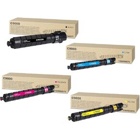 VersaLink C9000 High Capacity Toner Cartridge Replacement for Xerox 106R04074 106R04075 106R04076 106R04077 Toner Cartridge for Xerox Versalink C9000 Printer