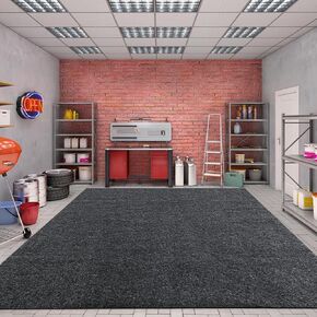 Garage Floor Mat 8.8 x22 Ft,Extra Large Garage Carpet,Reusable Absorbent Oil Spill Mat,Washable Garage Floor Mats for Under Car,Protects Floor from Spills, Drips and Stains,Garage Parking Mat