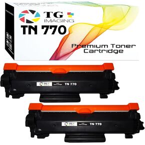 TG Imaging (Super High Yield) TN-770 Compatible for TN770 Toner Cartridge Black High Yield Replacement for Brother HL-L2370DW HL-L2370DWXL MFC-L2750DW MFC-L2750DWXL Printers (4xBlack, Value Combo)