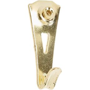 National Hardware N260-076 25 Piece Professional Picture Hangers for Hanging Frames and Mirrors Comes with Nails Holds up to 25 LBS, Brass