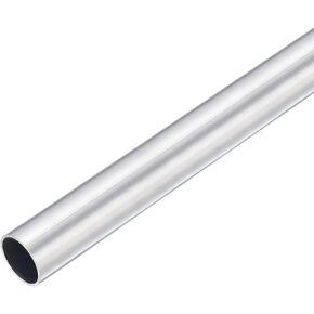 TOP-VIGOR 1Pc 6063 Aluminum Round Tube, 18mm OD 7mm ID 300mm Length Seamless Aluminum Straight Tubing Pipe Tubing for Industry DIY Projects