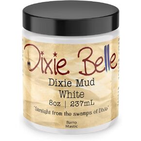 Dixie Belle Mud (Black, 8oz) | Repair, Filler, Special Effect Mud for DIY Projects | Stencil, Veneer, Gouges, Scrapes, Hole Filler