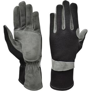 New Nomex & Leather Car Racing Gloves, Fire Retardant, Driving, Flying, Pilot, Gloves for Race Car Drivers, Flame Resistant Motorsport Gloves