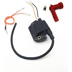 Outboard Ignition Coil For Yamaha 6E5-85570-10-00 6E5-85570-11-00 115HP(1984-1989 1991-1996) 130HP(1988 1989) 150HP(1984-1989) 175HP(1984-1989) 200HP(1984-1989) V6(1984-1988)