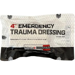 Rescue Essentials 4" Emergency Trauma Dressing (1)