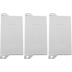 10 Pcs 89mm Vertical Blind Weights Plastic Vertical Blind Bottom Plates Vertical Blind Accessories for Slats Drapes Curtain Repair Spare Parts