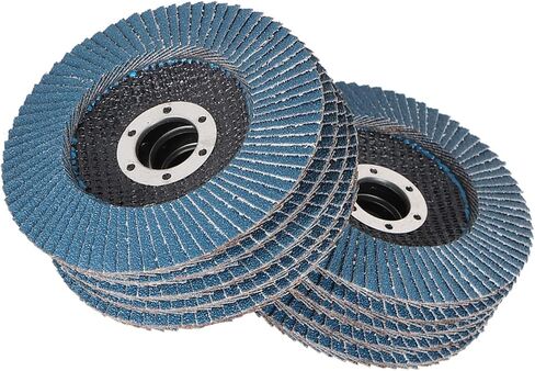 4-1/2 Inch Flap Disc Zirconia 10 Pack 80 Grit Sanding Grinding Wheel Fit for Stainless Steel Metal in Saudi Arabia