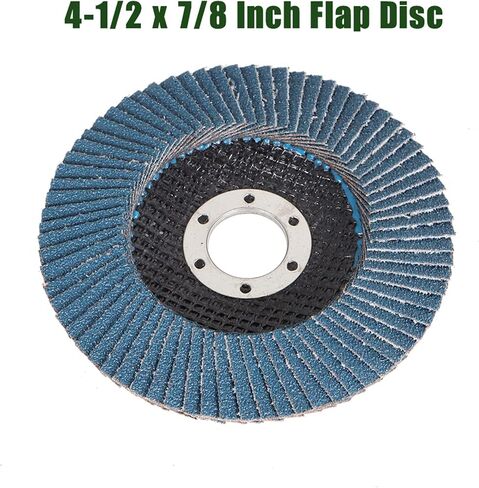 4-1/2 Inch Flap Disc Zirconia 10 Pack 80 Grit Sanding Grinding Wheel Fit for Stainless Steel Metal in Saudi Arabia