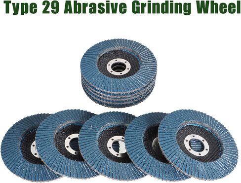 4-1/2 Inch Flap Disc Zirconia 10 Pack 80 Grit Sanding Grinding Wheel Fit for Stainless Steel Metal in Saudi Arabia
