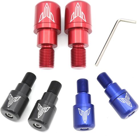 Motorcycle Handlebar Ends,Motorcycle Accessories Compatible with Yamaha MT-07 MT-09 MT-10 XSR700 (Red) in Saudi Arabia