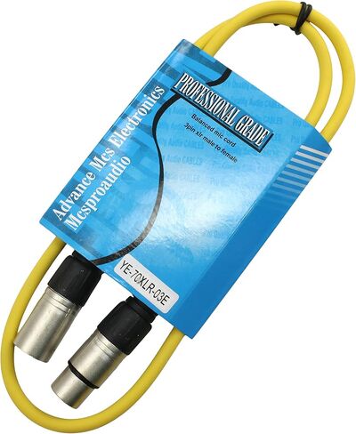 كابل ميكروفون XLR بطول 3 أقدام ذكر إلى أنثى (أخضر) in Saudi Arabia