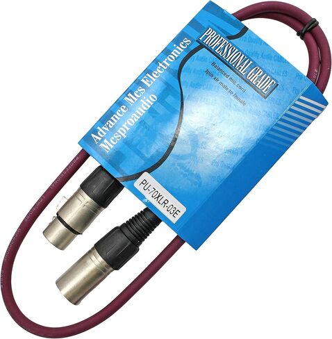 كابل ميكروفون XLR بطول 3 أقدام ذكر إلى أنثى (أخضر) in Kuwait