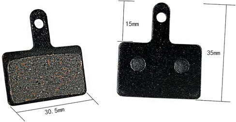 2 Pairs Bike Bicycle Disc Brake Pads Lamella for Shimano Deore Trp Tektro M416 MT200 disc Brakes BR-M315,355,375,395,415,416,445,446,447,465,475,485,486,515,525,575,T615,T675,c501,c601... in Saudi Arabia