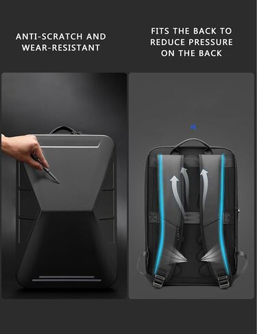 Hard Shell Backpack for 13-17.3 Laptop Anti Theft for Waterproof Gaming Business Laptop Suit for Tesla Cybertruck Owners Man in Saudi Arabia