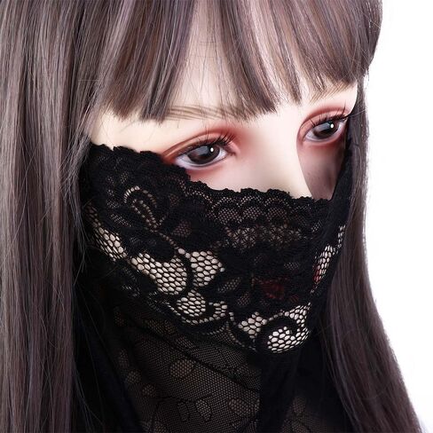 2 Pcs Sun Protective Face Mask, UV Sun Protection Face Scarf Face Cover Lace Sunscreen Face Neck Scarf for Women Summer Outdoor Activities in Saudi Arabia