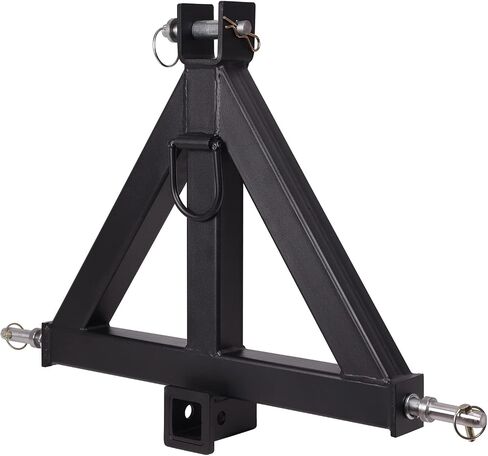 3 Point Trailer Hitch with 2" Receiver - Category 1 Tractor Drawbar Hitch Adapter for Kubota, John Deere, BX, LM25H, WLM Tractor, NorTrac, Yanmar, Kioti, Cat in Saudi Arabia